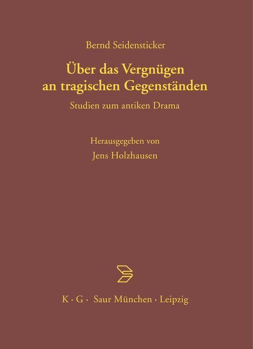 Produktbild: &Uuml;ber das Vergn&uuml;gen an tragischen Gegenst&auml;nden