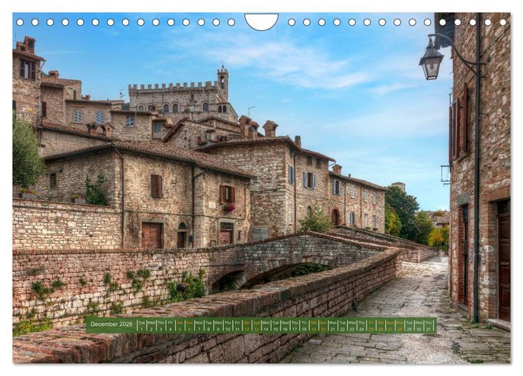 Produktbild: Umbria The green heart of Italy (Wall Calendar 2026 DIN A4 landscape), CALVENDO 12 Month Wall Calendar