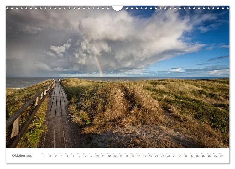 Produktbild: Stege & Wege auf Sylt (Wandkalender 2026 DIN A3 quer), CALVENDO Monatskalender