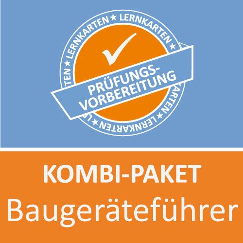 Produktbild: Kombi-Paket Bauger&auml;tef&uuml;hrer Lernkarten
