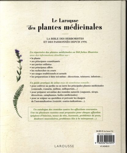 Produktbild: Le Larousse des plantes m&eacute;dicinales