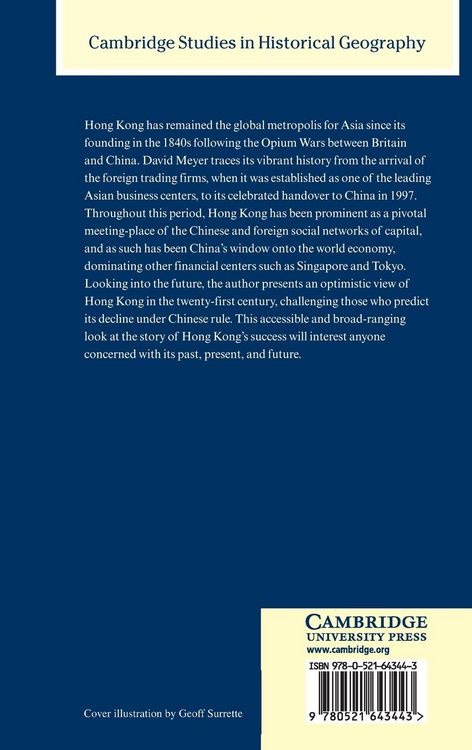 Produktbild: Hong Kong as a Global Metropolis