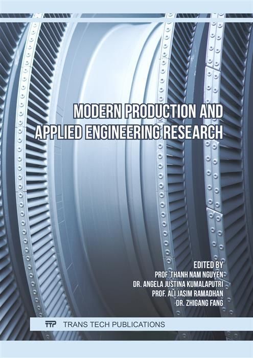 Produktbild: Modern Production and Applied Engineering Research