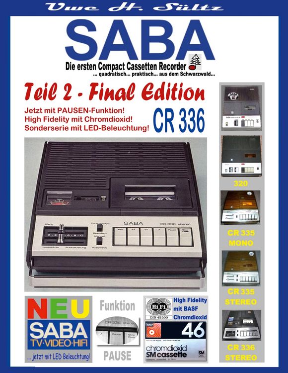 Produktbild: SABA - Die ersten Compact Cassetten Recorder - Teil 2: FINAL EDITION