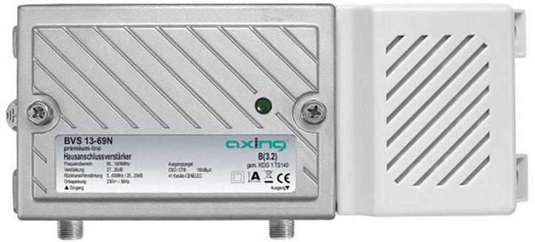 Produktbild: Axing BVS 13-69N Kabel-TV Verst&auml;rker 30 dB