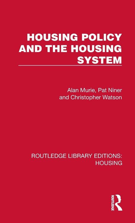 Produktbild: Housing Policy and the Housing System