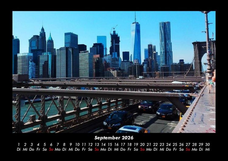 Produktbild: New York 2026 Fotokalender DIN A3