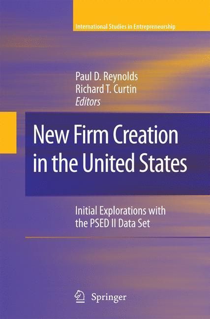 Produktbild: New Firm Creation in the United States