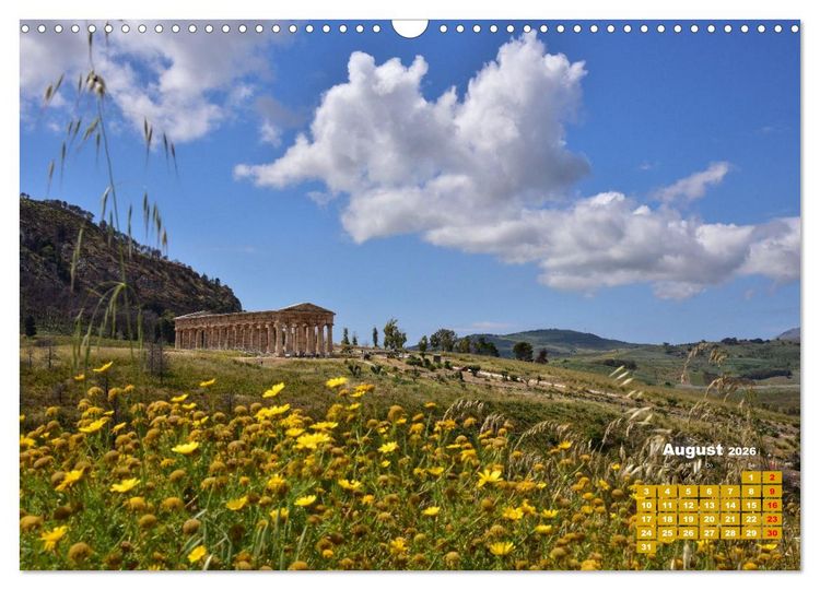 Produktbild: Sizilien &ndash; von Cefal&ugrave; bis Trapani (Wandkalender 2026 DIN A3 quer), CALVENDO Monatskalender