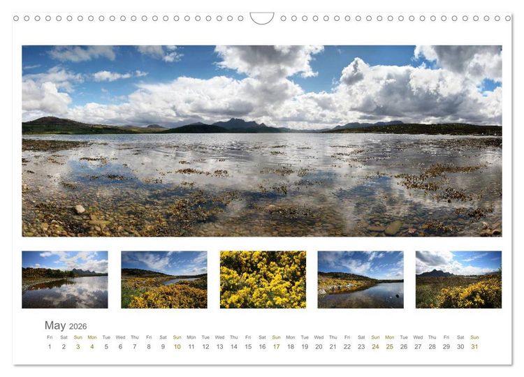 Produktbild: Scottish Highlands - Caithness & Sutherland / UK-Version (Wall Calendar 2026 DIN A3 landscape), CALVENDO 12 Month Wall Calendar