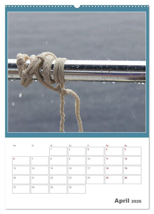 Produktbild: Pur maritim (Wandkalender 2026 DIN A2 hoch), CALVENDO Monatskalender
