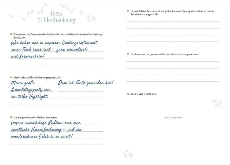 Produktbild: Unsere Hochzeitstage