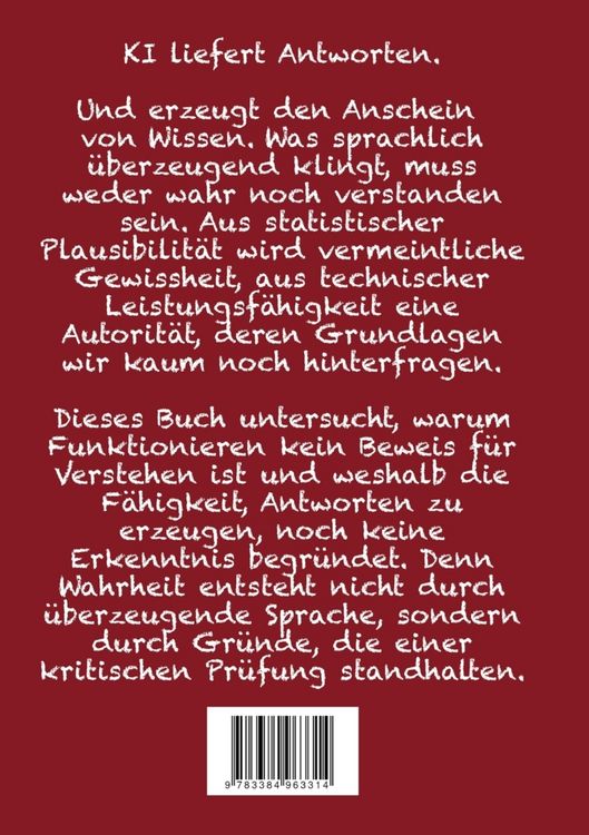 Produktbild: KI-Erkenntnis-L&uuml;ge