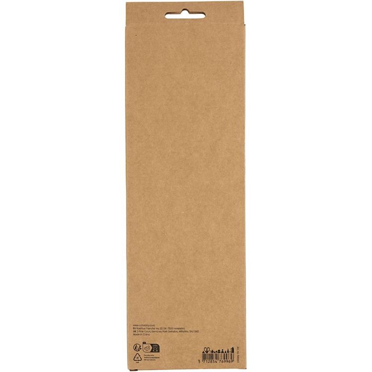 Produktbild: Creativ Company Chenilledraht, L 30 cm, Dicke 6 mm, Natur, 25 Stk