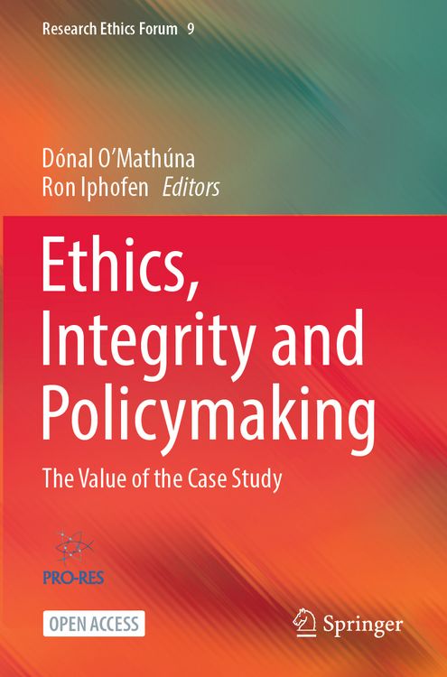 Produktbild: Ethics, Integrity and Policymaking