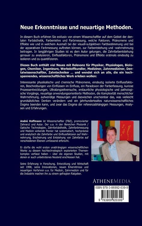 Produktbild: Systematische Erforschung und Analyse der Zahnfarbe, Zahnfarbmessung und dentaloptischer Ph&auml;nomene