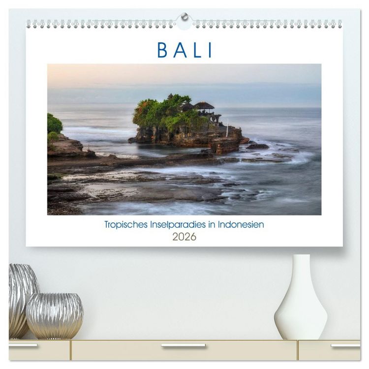 Produktbild: Bali, tropisches Inselparadies in Indonesien (hochwertiger Premium Wandkalender 2026 DIN A2 quer), Kunstdruck in Hochglanz