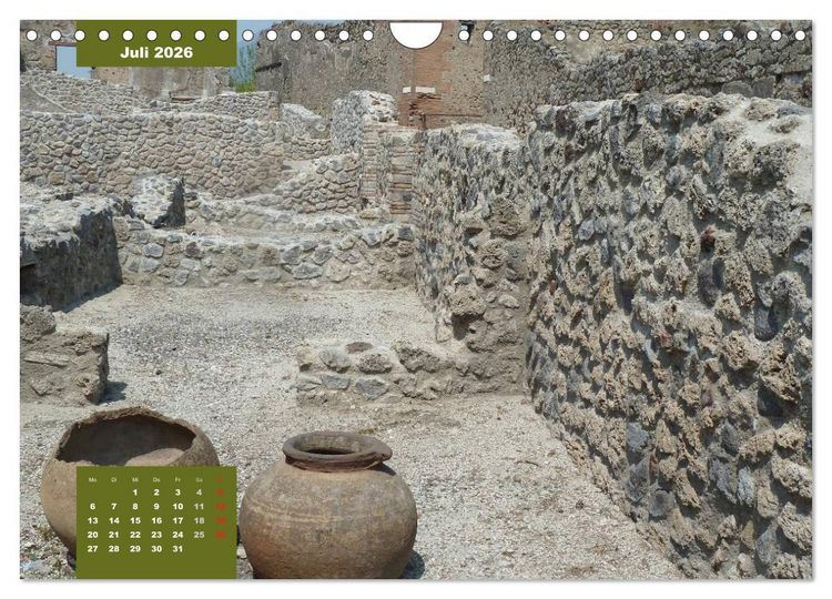 Produktbild: Pompeji-Kalender (Wandkalender 2026 DIN A4 quer), CALVENDO Monatskalender