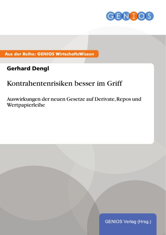 Produktbild: Kontrahentenrisiken besser im Griff