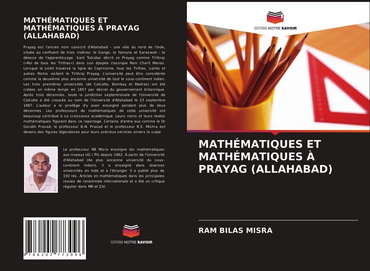 Produktbild: Math&eacute;matiques Et Math&eacute;matiques &Agrave; Prayag (allahabad)