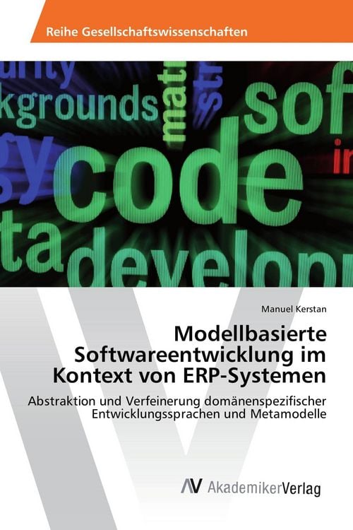 Produktbild: Modellbasierte Softwareentwicklung im Kontext von ERP-Systemen