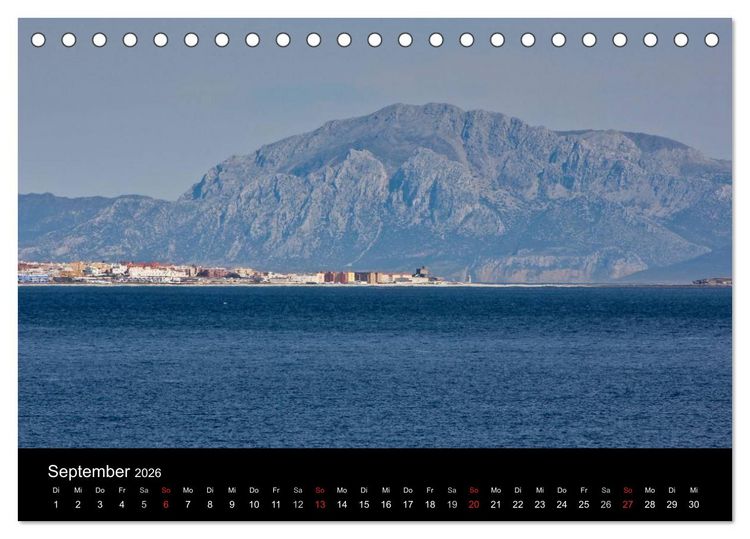 Produktbild: Tarifa - Andalusien (Tischkalender 2026 DIN A5 quer), CALVENDO Monatskalender