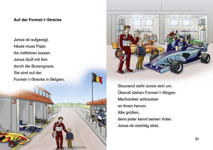Produktbild: Lesel&ouml;wen 2. Klasse - Vollgas auf der Rennstrecke