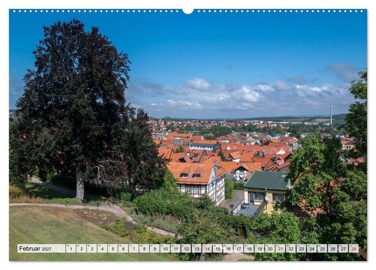 Produktbild: Blankenburg verzaubert - Die Bl&uuml;tenstadt im Harz (Wandkalender 2027 DIN A2 quer), CALVENDO Monatskalender