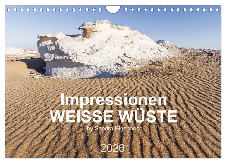 Produktbild: Impressionen - Wei&szlig;e W&uuml;ste (Wandkalender 2026 DIN A4 quer), CALVENDO Monatskalender