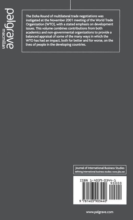 Produktbild: The WTO and Developing Countries