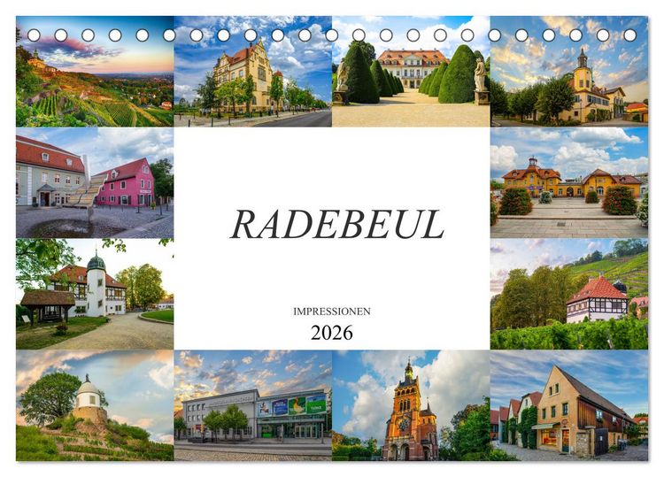Produktbild: Radebeul Imressionen (Tischkalender 2026 DIN A5 quer), CALVENDO Monatskalender
