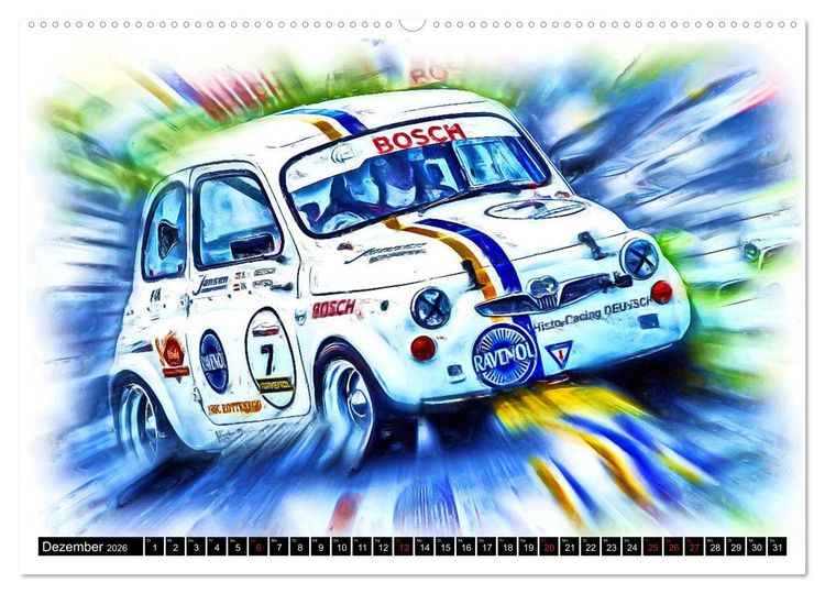 Produktbild: Legenden auf vier R&auml;dern (Wandkalender 2026 DIN A2 quer), CALVENDO Monatskalender