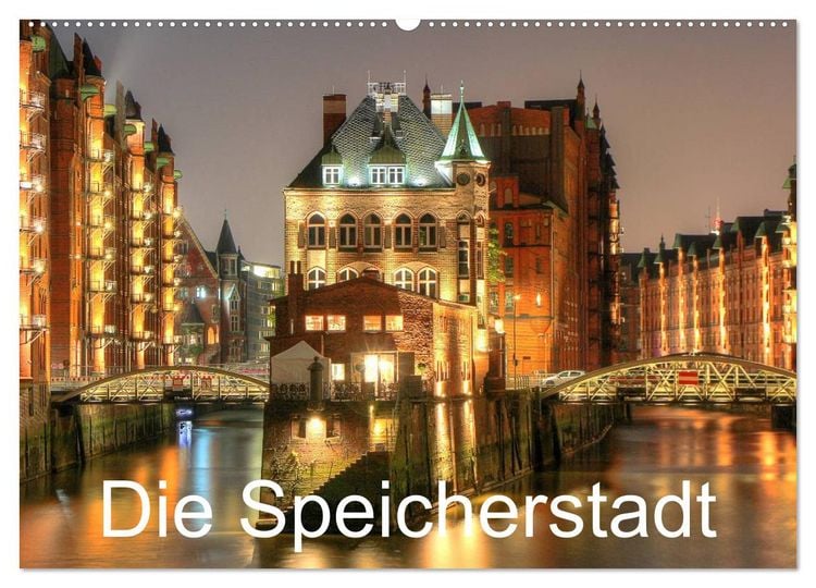 Produktbild: Die Speicherstadt (Wandkalender 2026 DIN A2 quer), CALVENDO Monatskalender