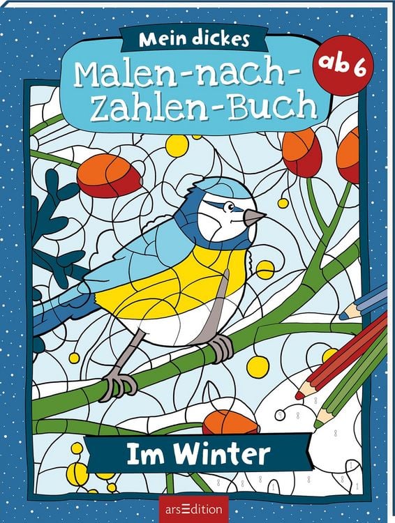 Produktbild: Mein dickes Malen-nach-Zahlen-Buch &ndash; Im Winter