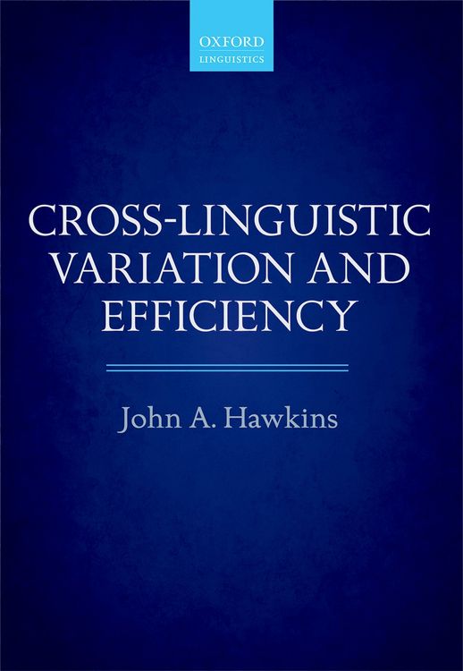 Produktbild: Cross-Linguistic Variation and Efficiency