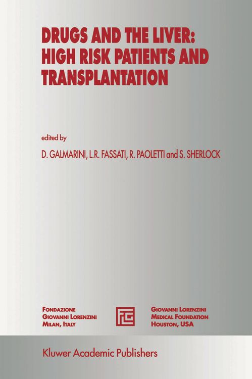 Produktbild: Drugs and the Liver: High Risk Patients and Transplantation