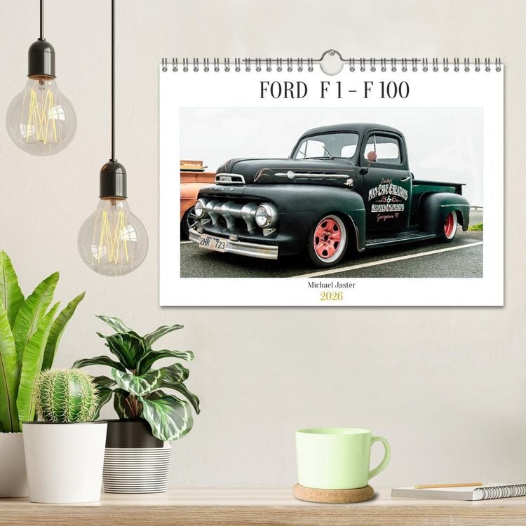 Produktbild: FORD F 1 - F 100 (Wandkalender 2026 DIN A4 quer), CALVENDO Monatskalender