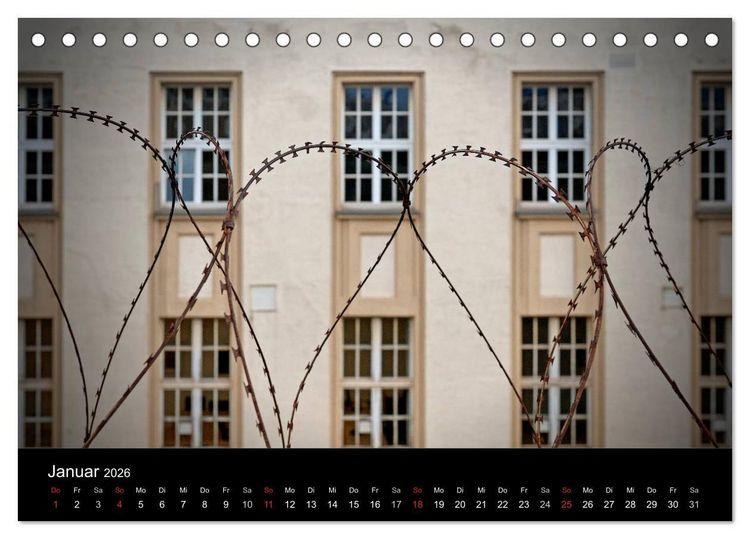 Produktbild: Hinter Gittern (Tischkalender 2026 DIN A5 quer), CALVENDO Monatskalender