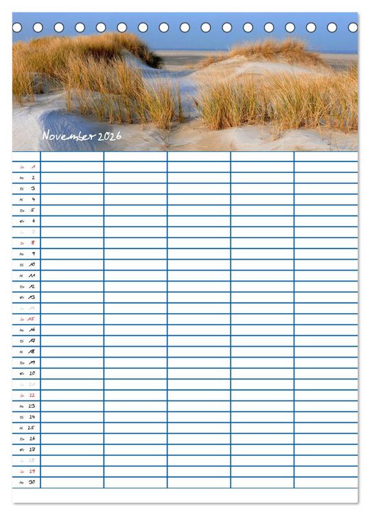 Produktbild: Meer Zeit f&uuml;r uns! (Tischkalender 2026 DIN A5 hoch), CALVENDO Monatskalender