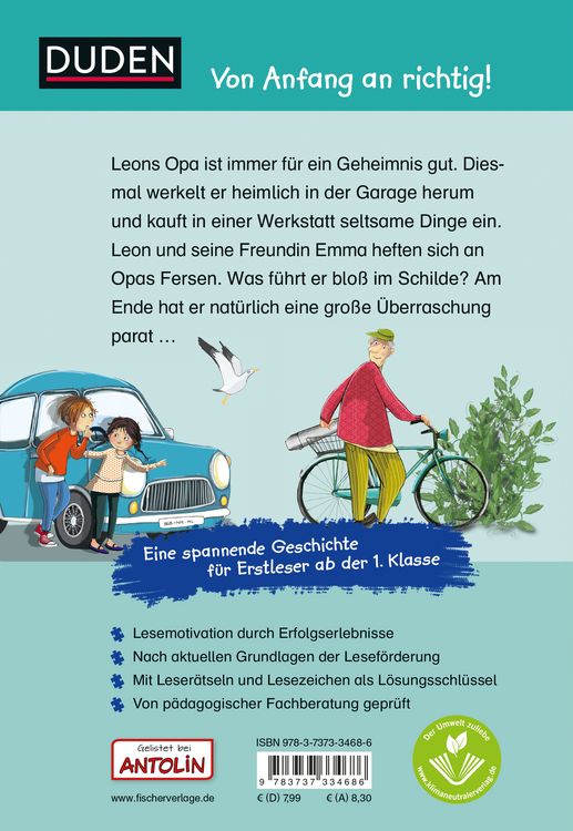 Produktbild: Duden Leseprofi &ndash; Das Geheimnis im Schuppen, 1. Klasse