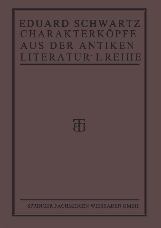 Produktbild: Charakterk&ouml;pfe aus der Antiken Literatur