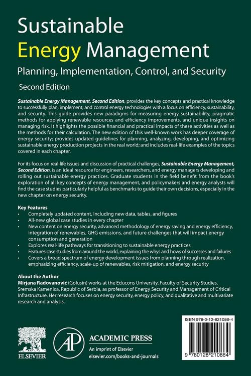 Produktbild: Radovanovic, M: Sustainable Energy Management