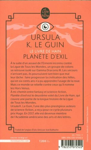Produktbild: Le Guin, U: Plan&egrave;te d'Exil (Le Cycle de Hain, Tome 2)