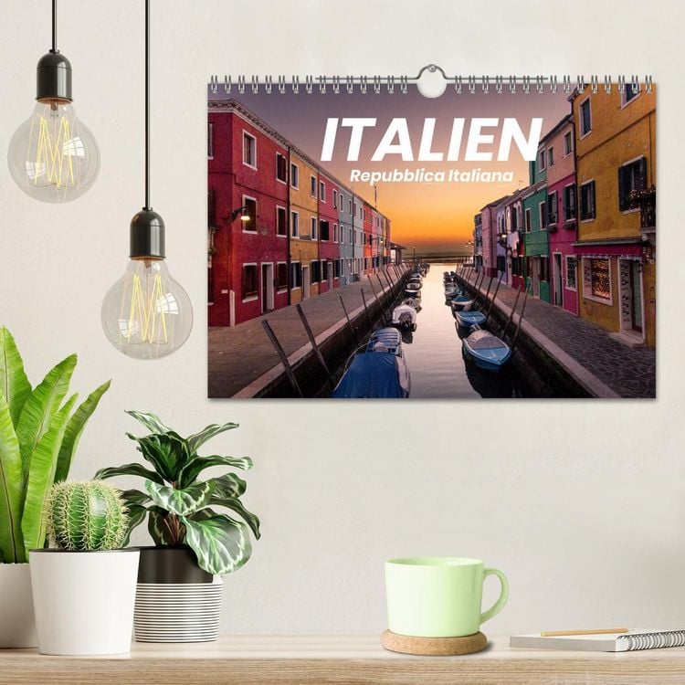 Produktbild: Italien - einzigartige Motive (Wandkalender 2026 DIN A4 quer), CALVENDO Monatskalender
