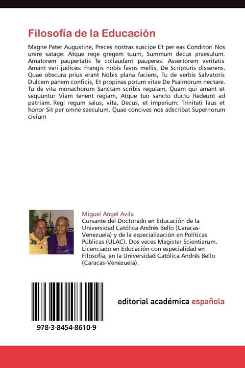 Produktbild: Filosof&iacute;a de la Educaci&oacute;n