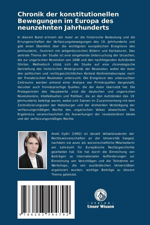 Produktbild: Chronik der konstitutionellen Bewegungen im Europa des neunzehnten Jahrhunderts