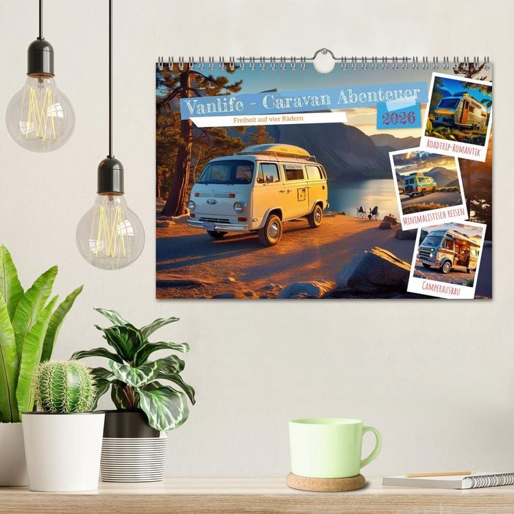 Produktbild: Vanlife - Caravan Abenteuer (Wandkalender 2026 DIN A4 quer), CALVENDO Monatskalender