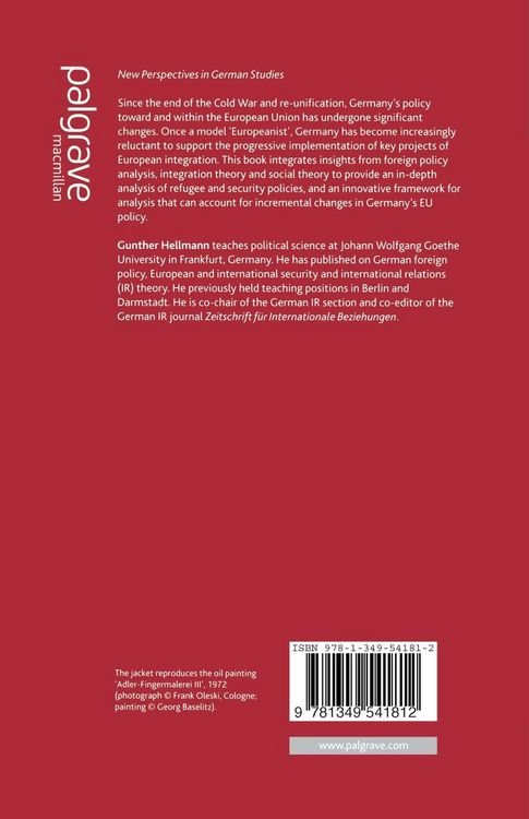 Produktbild: Germany's EU Policy on Asylum and Defence