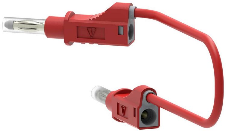 Produktbild: Electro PJP 2217/600V-CD1-100R Messleitung Bananenstecker Bananenstecker 1.00m Rot 1St.