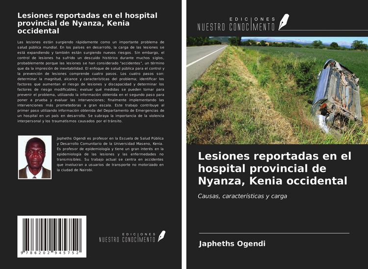 Produktbild: Lesiones reportadas en el hospital provincial de Nyanza, Kenia occidental